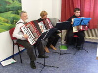 Akordeónové trio - Vernisáž v Dome Matice slovenskej v Galante - 27. máj 2016