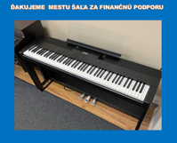 poďakovanie klavír